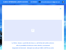 Tablet Screenshot of clinicaveterinarialuratecaccivio.com
